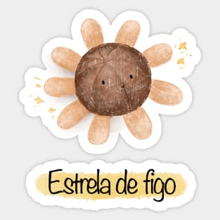 Estrela de figo Sticker